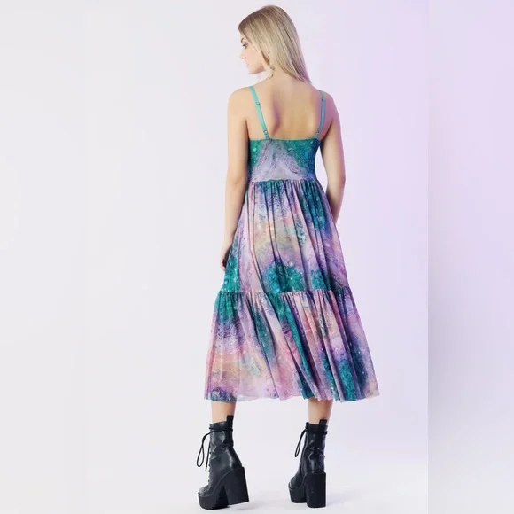 Blackmilk Jupiter Sheer Midaxi Dress ~ LIMITED Size Large - Picture 3 of 12